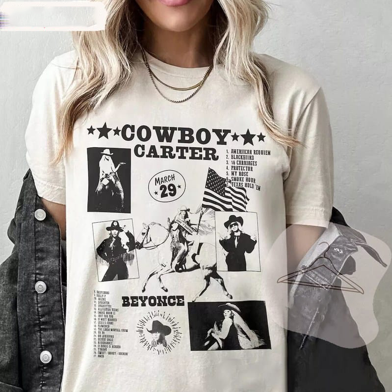 Beyonce Cowboy Carter Album Vintage Version 4 T-Shirt