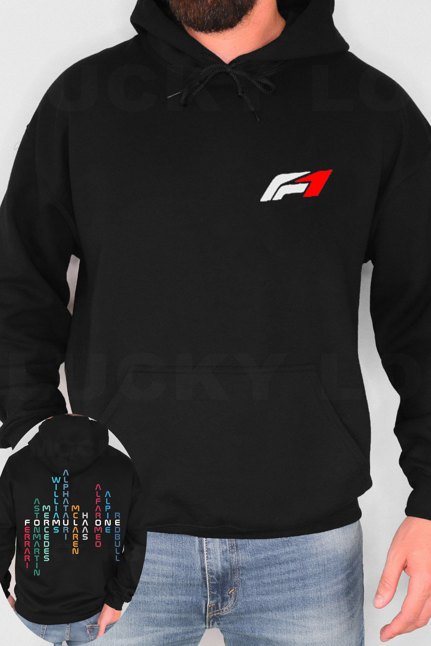 All Teams Formula 1 Unisex 2Sides men hoodie