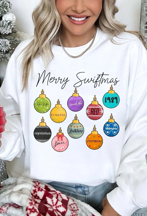 Cute Famous Christmas Ball Swiftmas _x0008_Sweatshirt