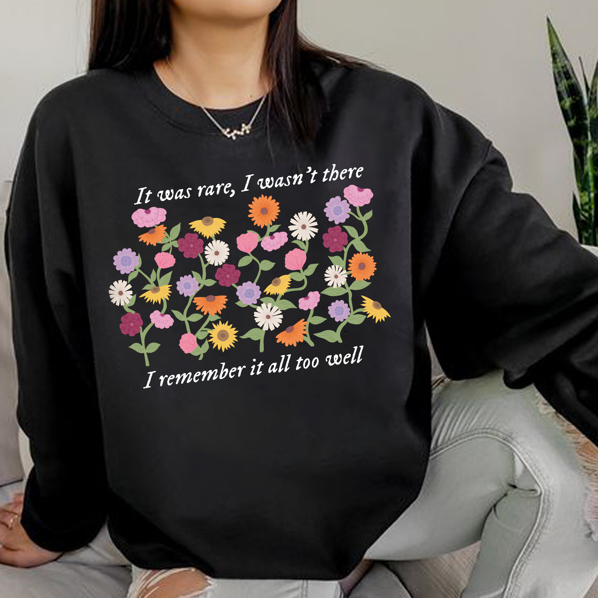 Vintage Eras Tour Piano Flower Sweatshirts