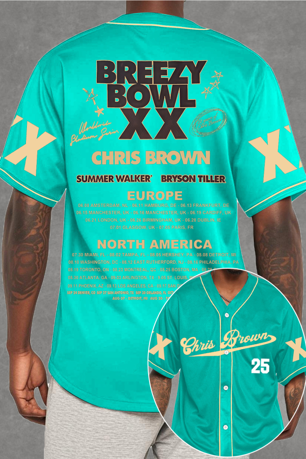 CB Bowl XX World Tour 2025 Baseball Jersey