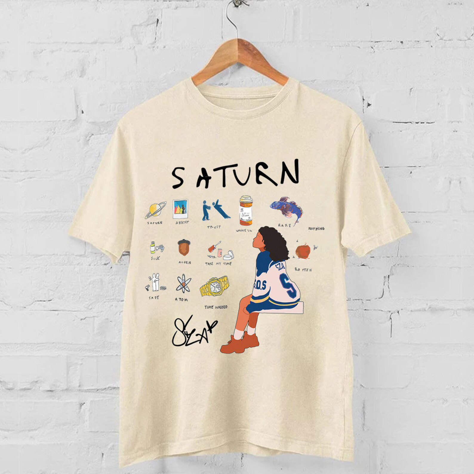 SZA Saturn Vesion 2 – Shirt