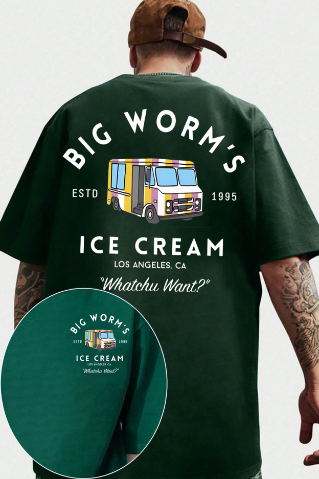 Big Worm's Ice Cream Shirt