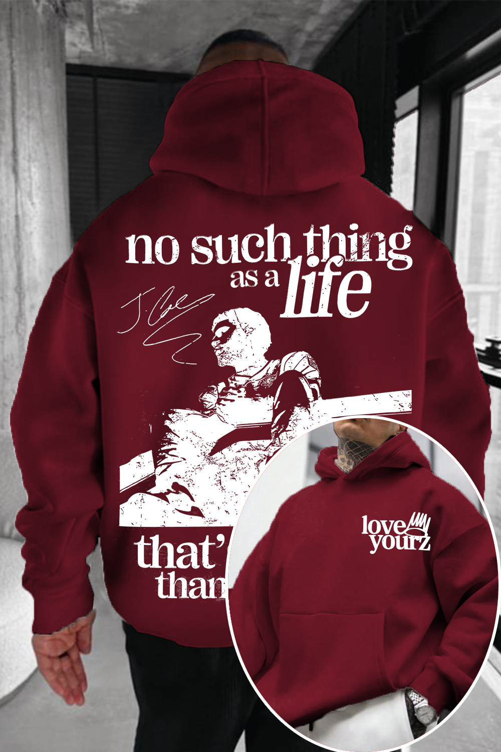 J Cole Hoodie 🔥 Love Yourz Hoodie – No Such Thing As A Life That's Better Than Yourz Vintage Hip Hop Hoodie