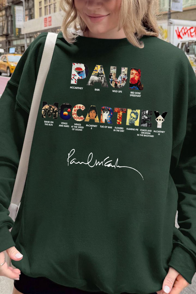 Paul Mccartney Print Women Sweatshirt