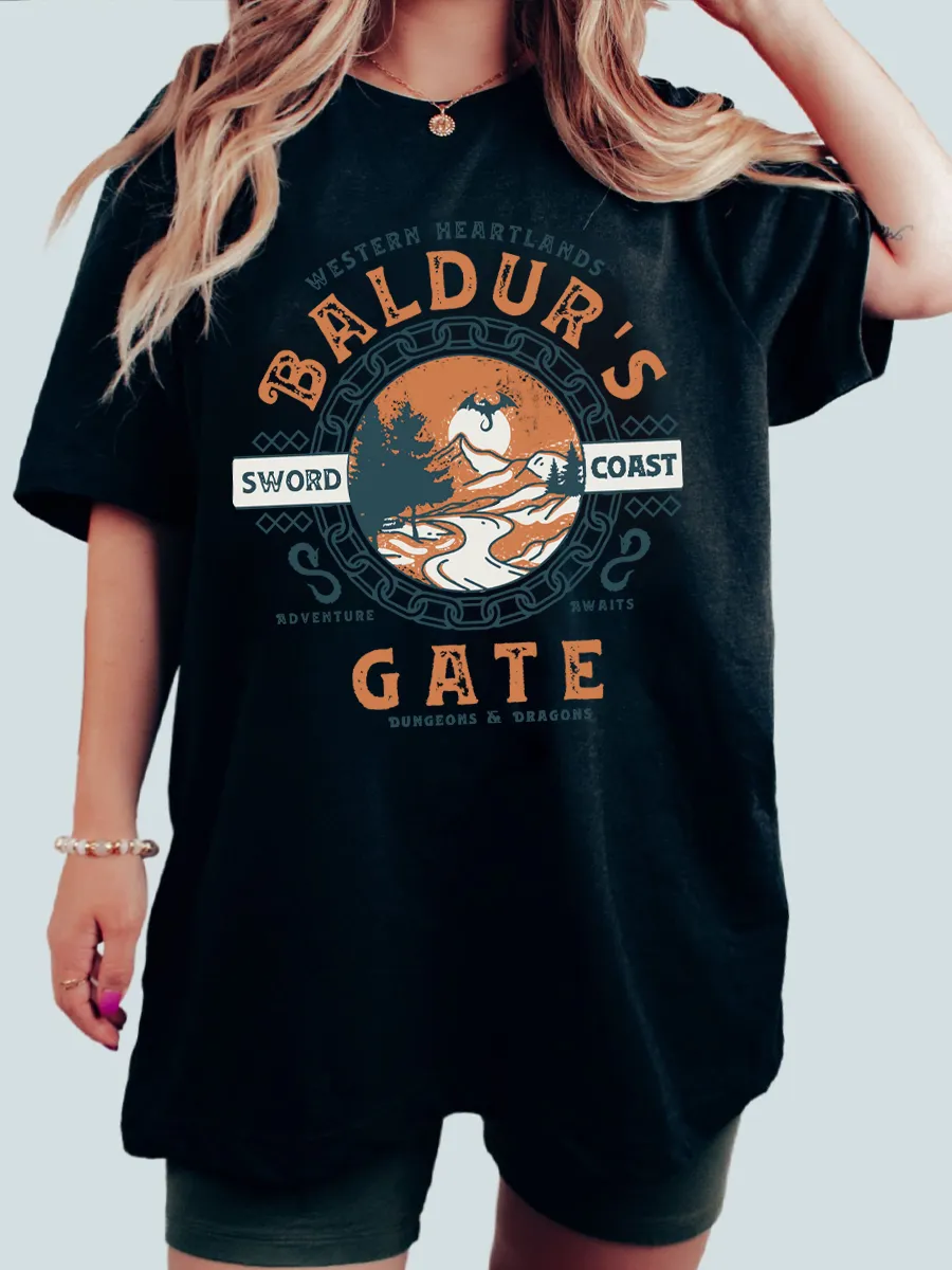 Baldurs Gate 3 Adventure Awaits Tee For Women