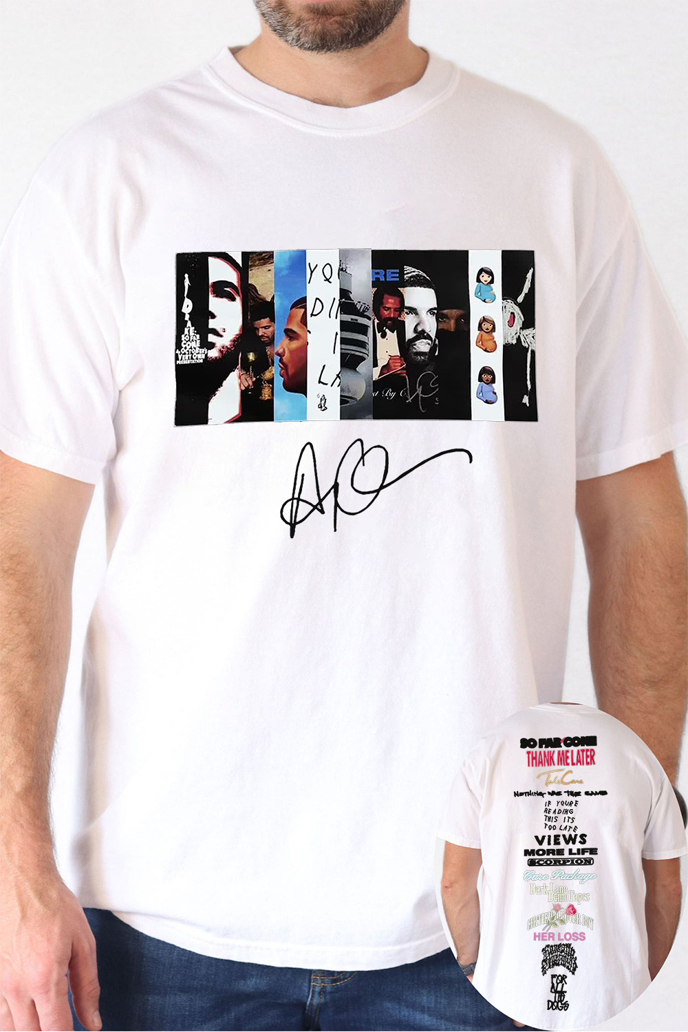 DRAKE crew neck t-shirt