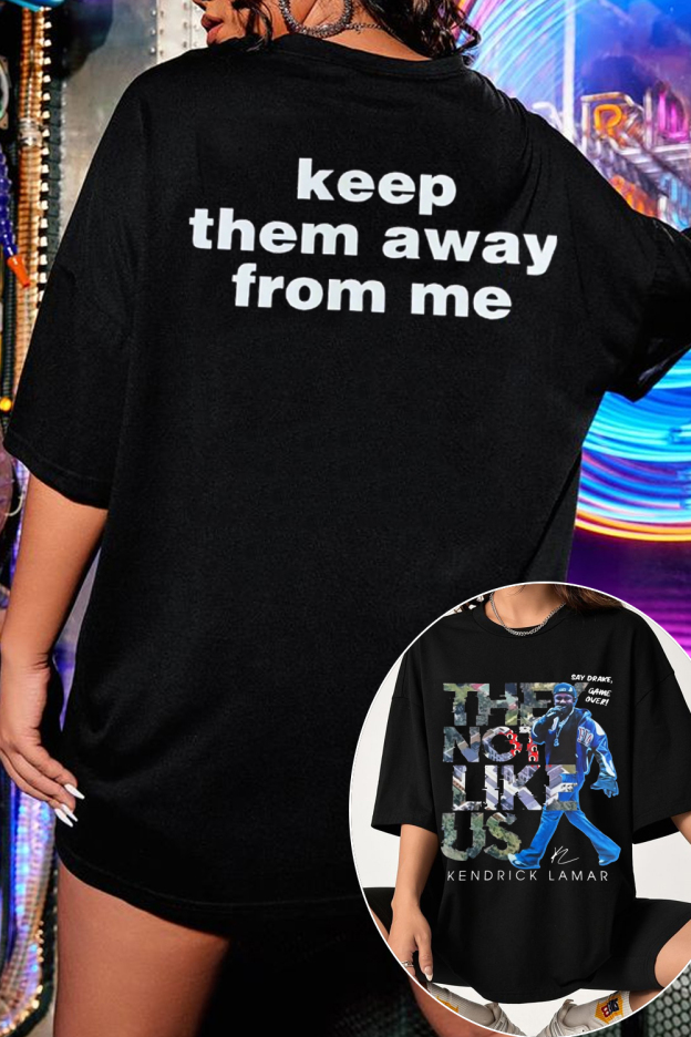 kendrick The not like us  short sleeve t-shirt