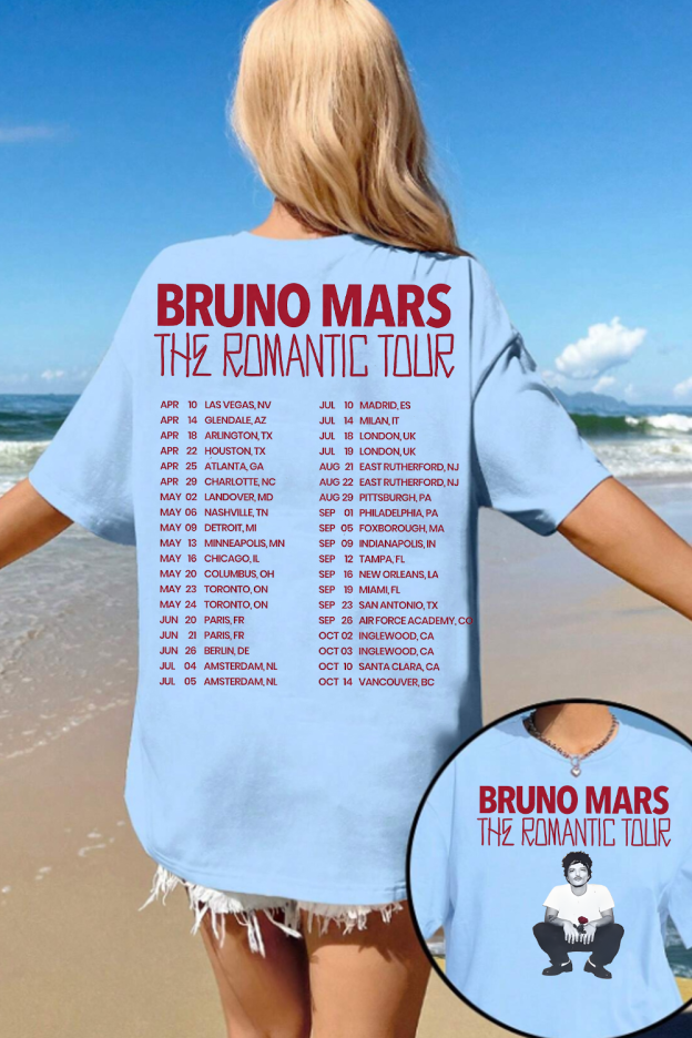 Bruno Mars Concert Women Tee