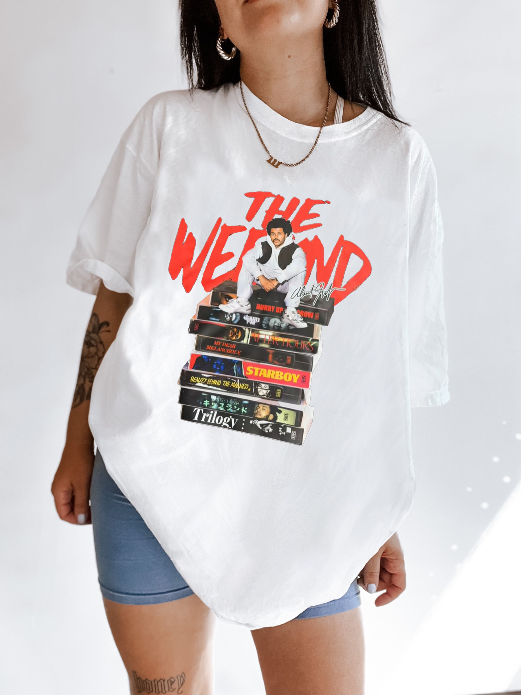 The Weeknd Album Hurry Up Tomorrow Tee For Women