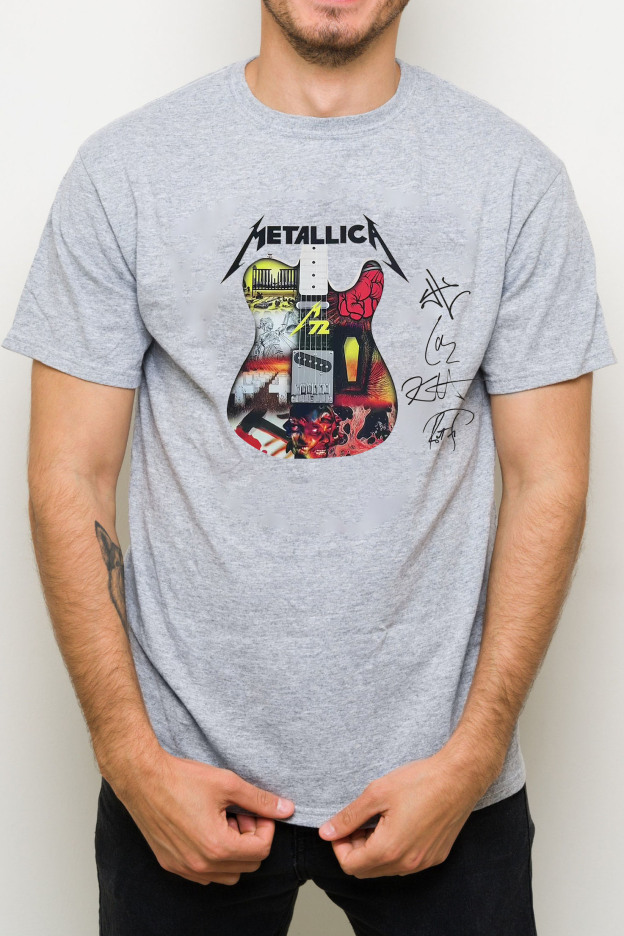 metallica 2025 men TEE