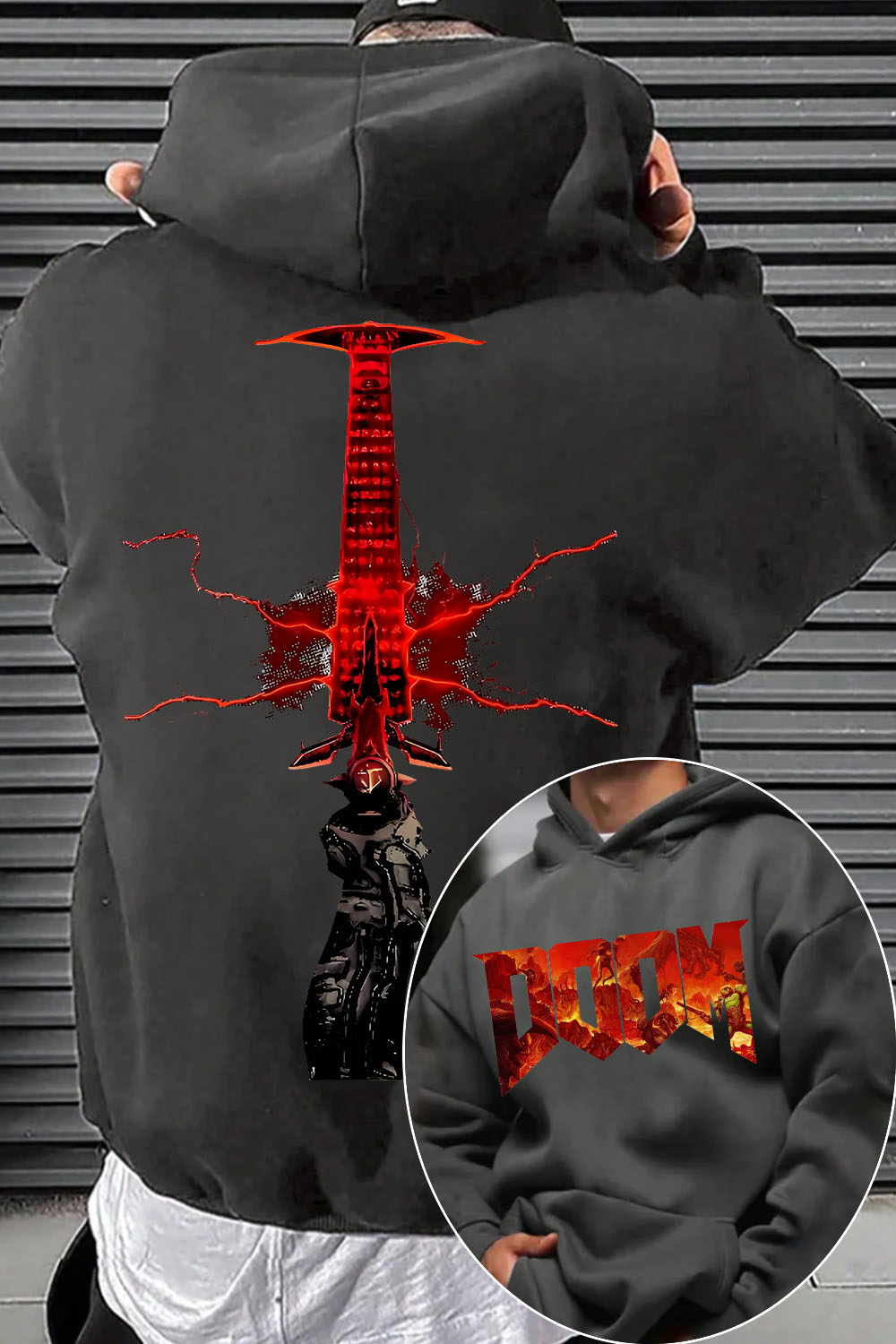 Doom Slayer Crucible Sword Hoodie