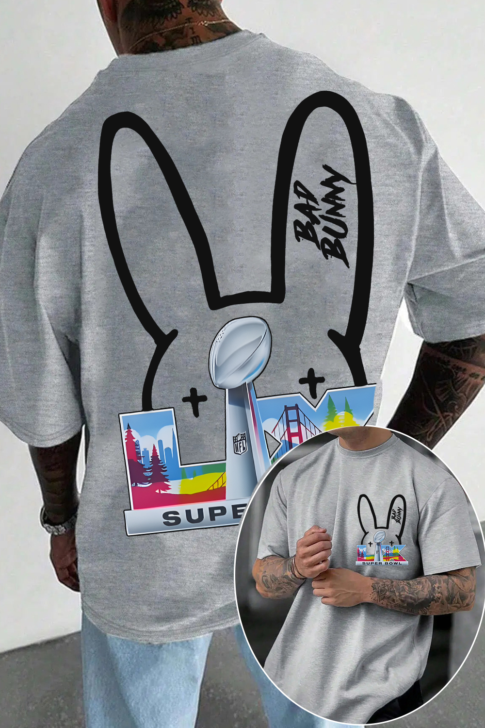 Superbowl 2026 Bad Bunny ? Fan Shirt