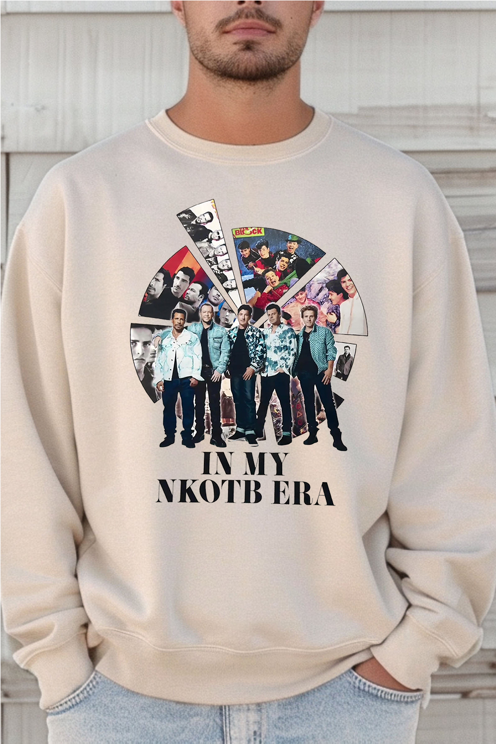IN MY NKOTB ERA long-sleeved sweatshirt