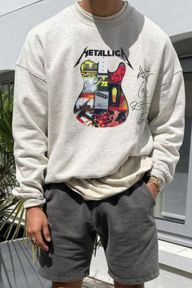 metallica 2025 men sweatshirt