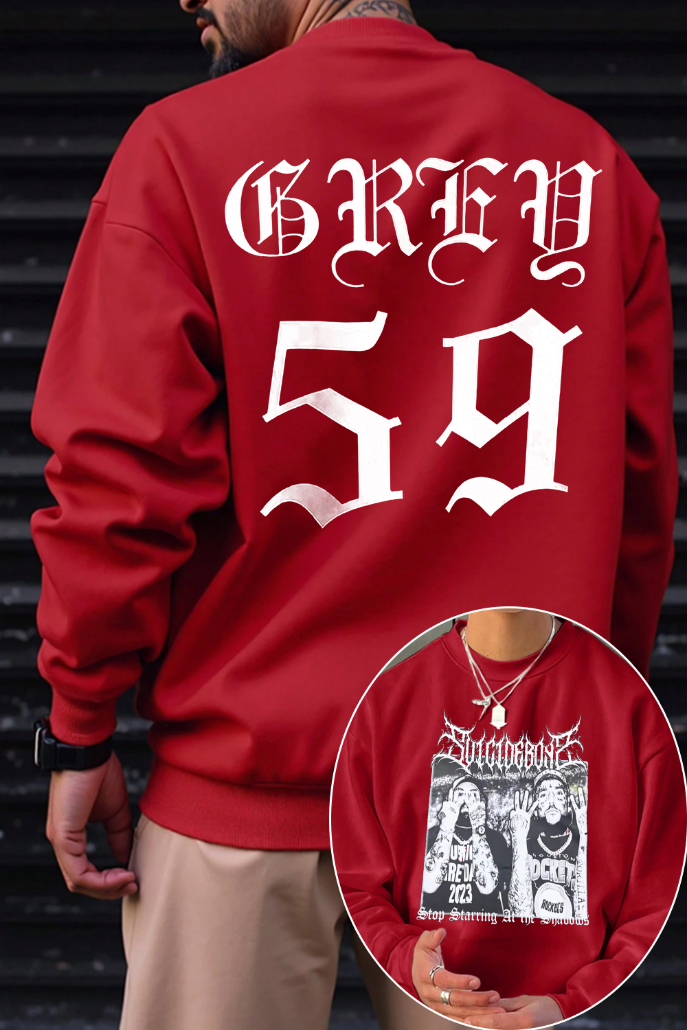 G59 uicideboyslyrics Men Sweatshirt
