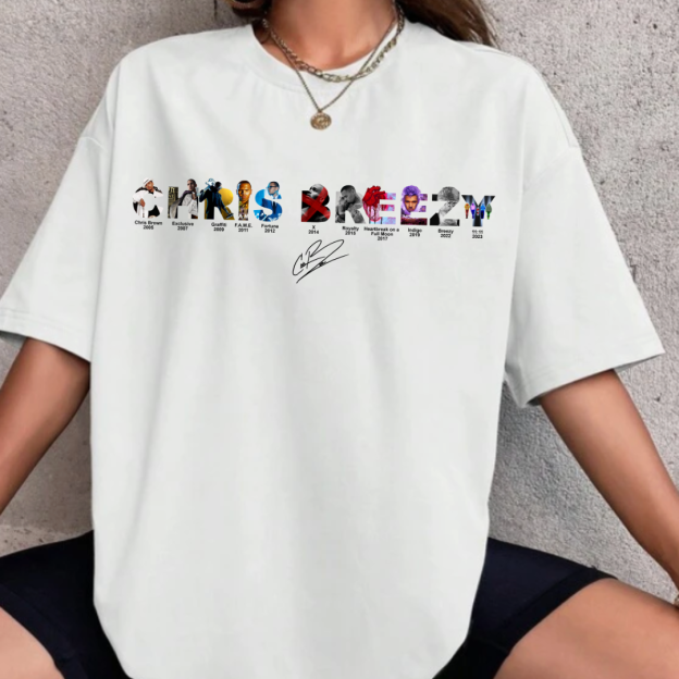 Chris Brown Albums Collection Shirt