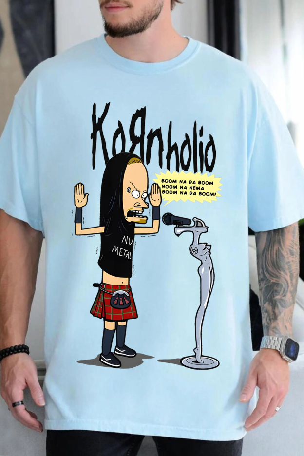Korn Beavis and Butthead Shirt For Men