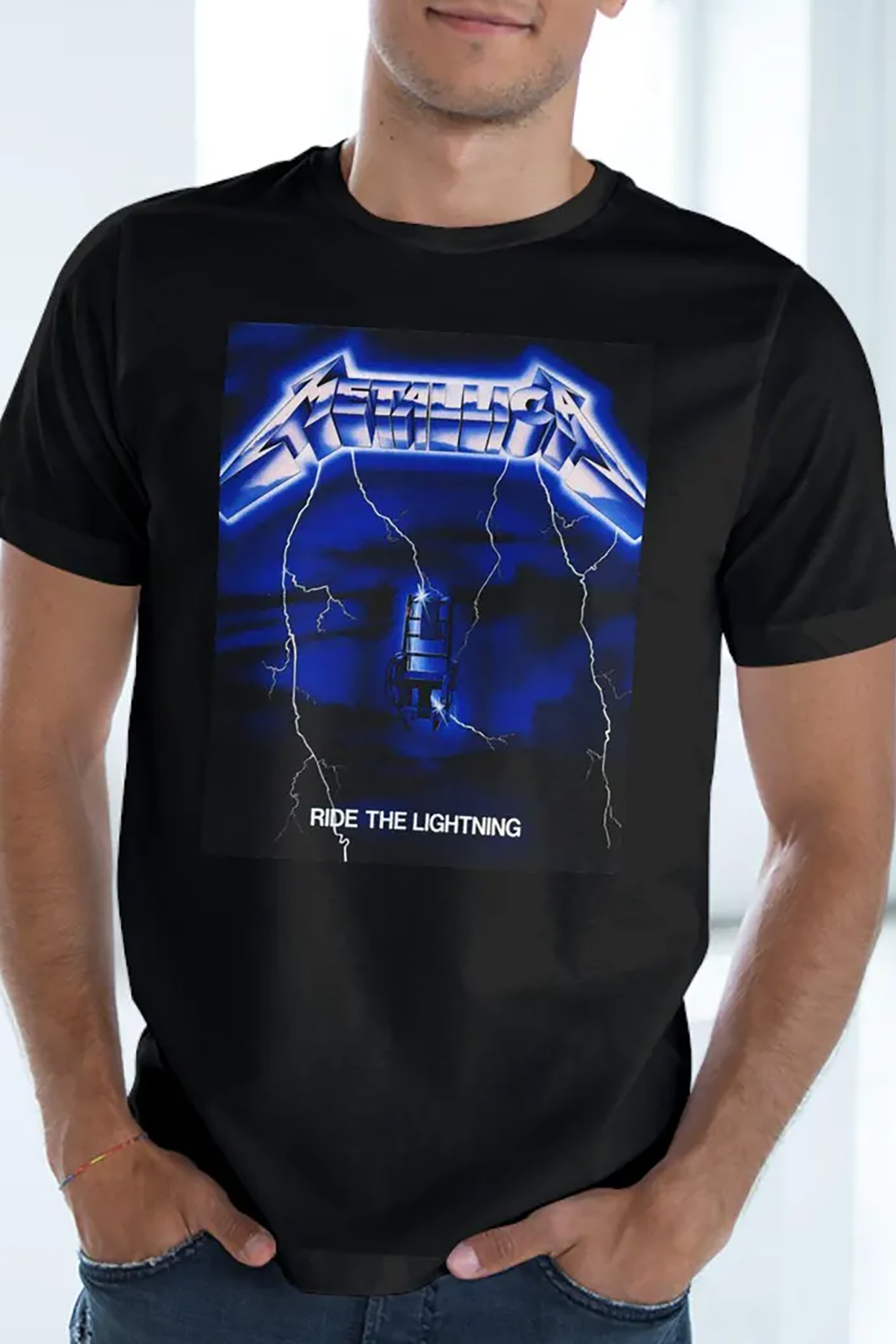 Metallica Album Cover Printed T-shirt
