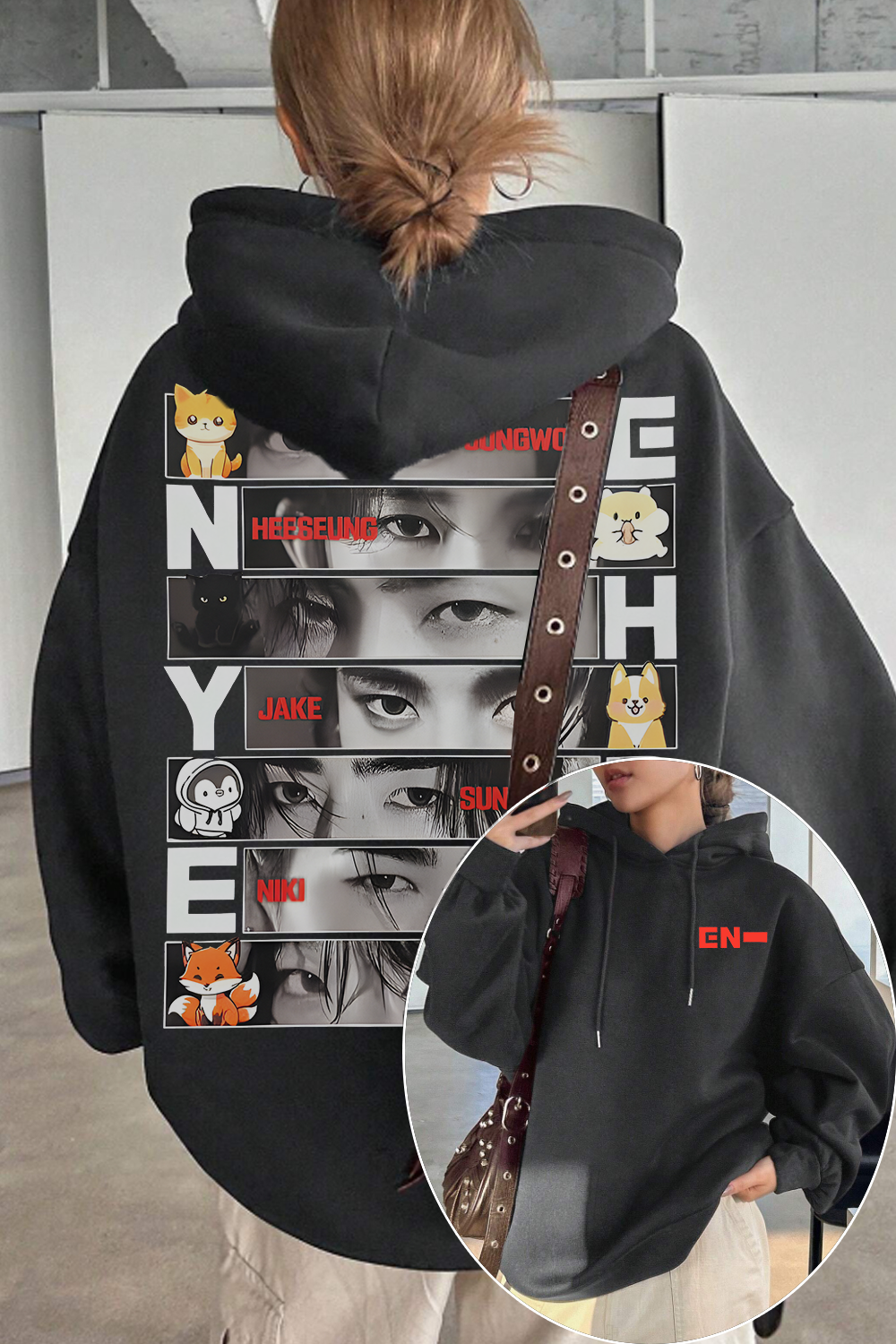Enhypen 2-Side Fans Hoodie