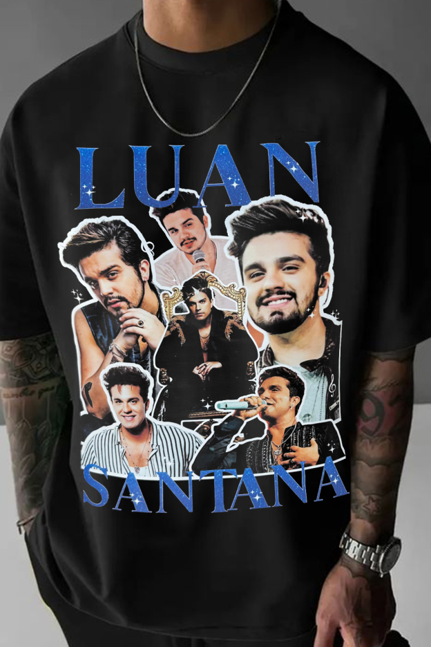 T-shirt Unissex Preta | Luan Santana