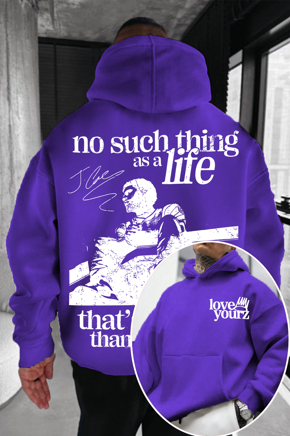 J Cole Hoodie 🔥 Love Yourz Hoodie – No Such Thing As A Life That's Better Than Yourz Vintage Hip Hop Hoodie