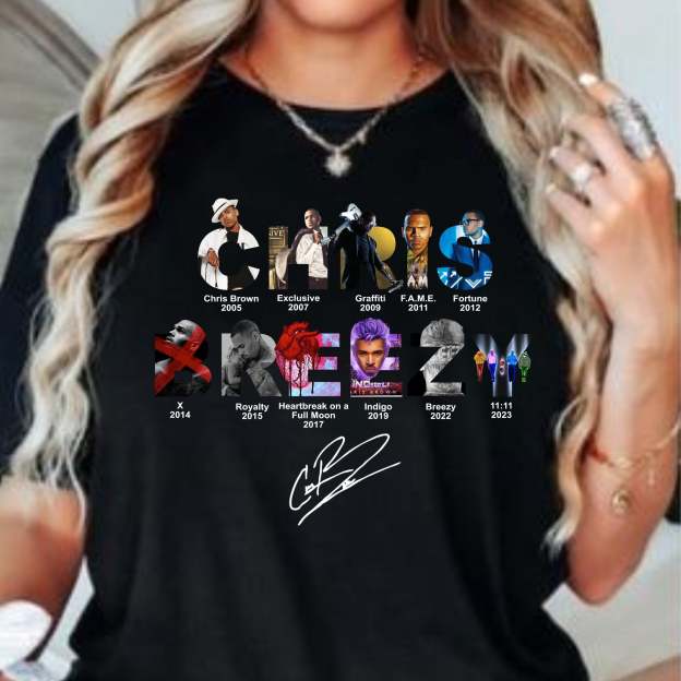 Chris Brown 11:11 Tour Shirt