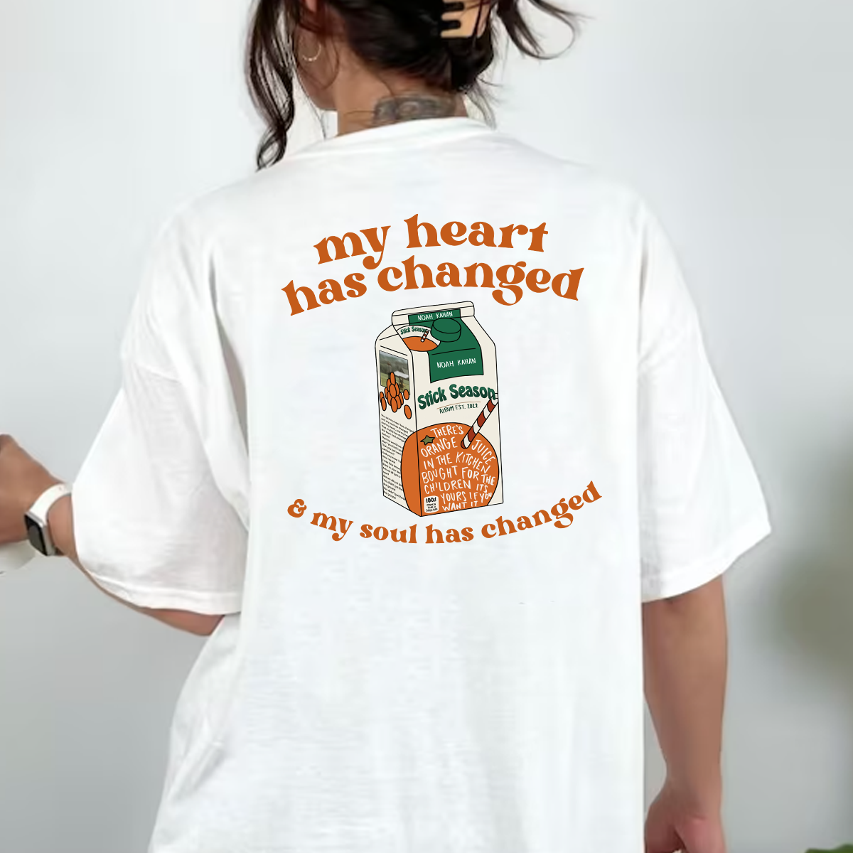 Orange Juice Noah Kahan My Heart Has Changed Tshirt