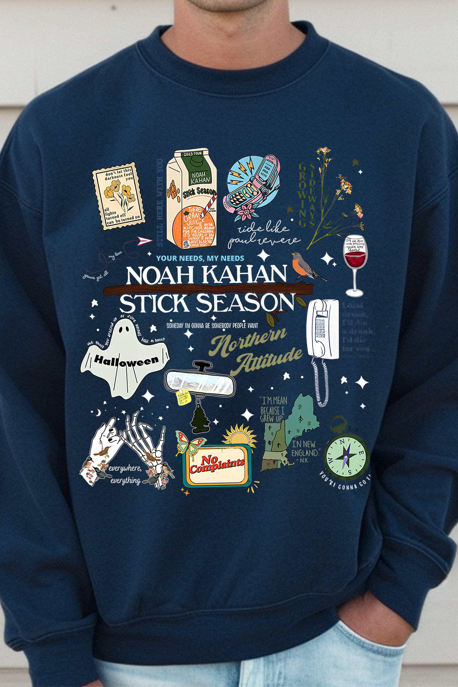 STICK SEASON NOAH KAHAN FULL VERSION NEW DESIGN SWEATSHIRT-MEN