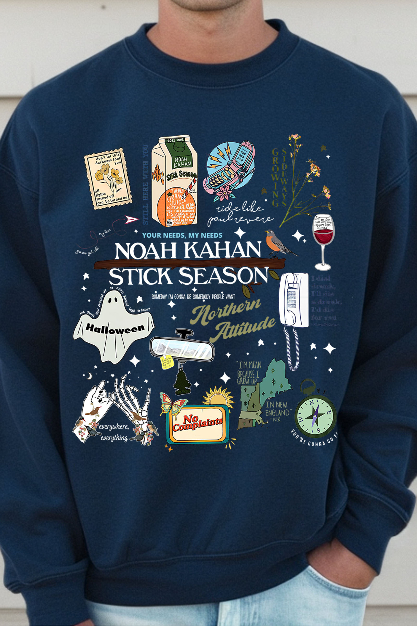 STICK SEASON NOAH KAHAN FULL VERSION NEW DESIGN SWEATSHIRT-MEN