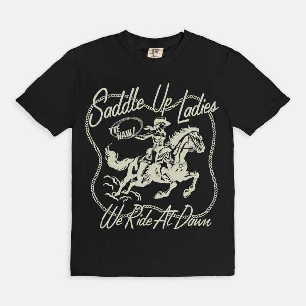 Saddle Up Ladies Tee