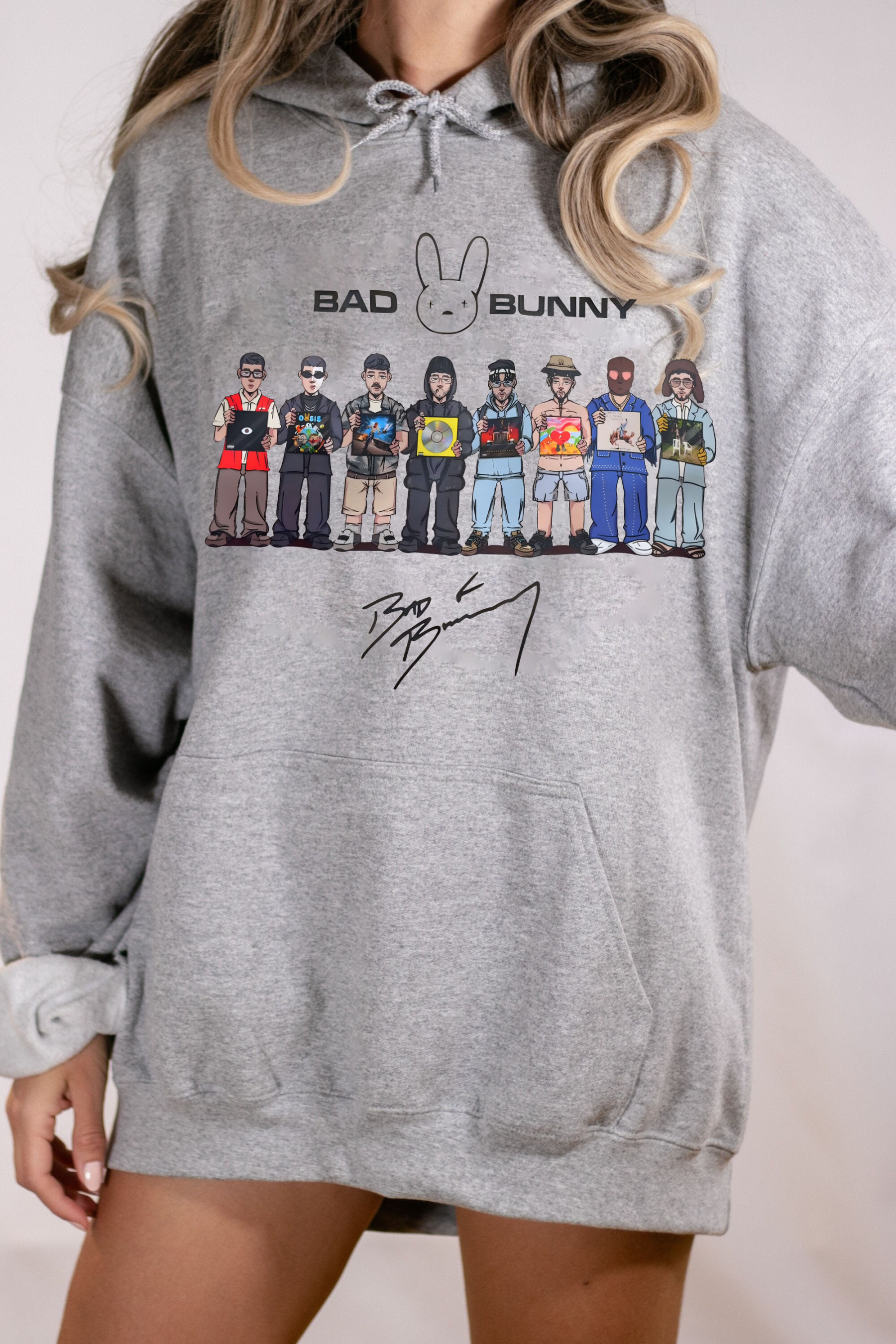 Bad Bunny DTMF Album Merch Hoodie For Women