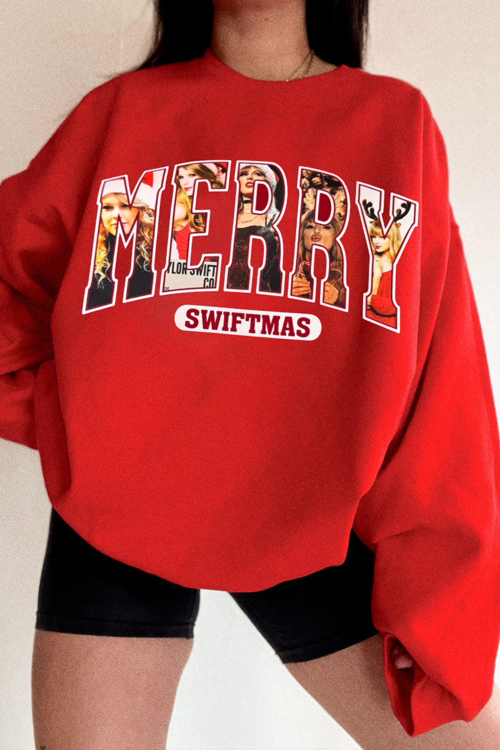 Christmas Letter Long Sleeve Sweatshirt