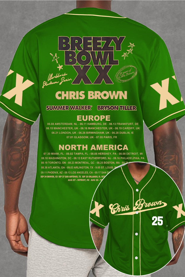 CB Bowl XX World Tour 2025 Baseball Jersey