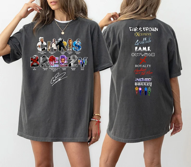 [Copy]Chris Brown 11:11 Tour Both Side Shirt
