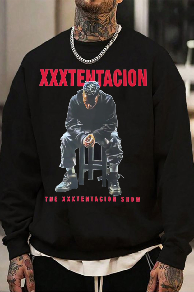 xxxtentacion color matching personalized men's sweatshirt
