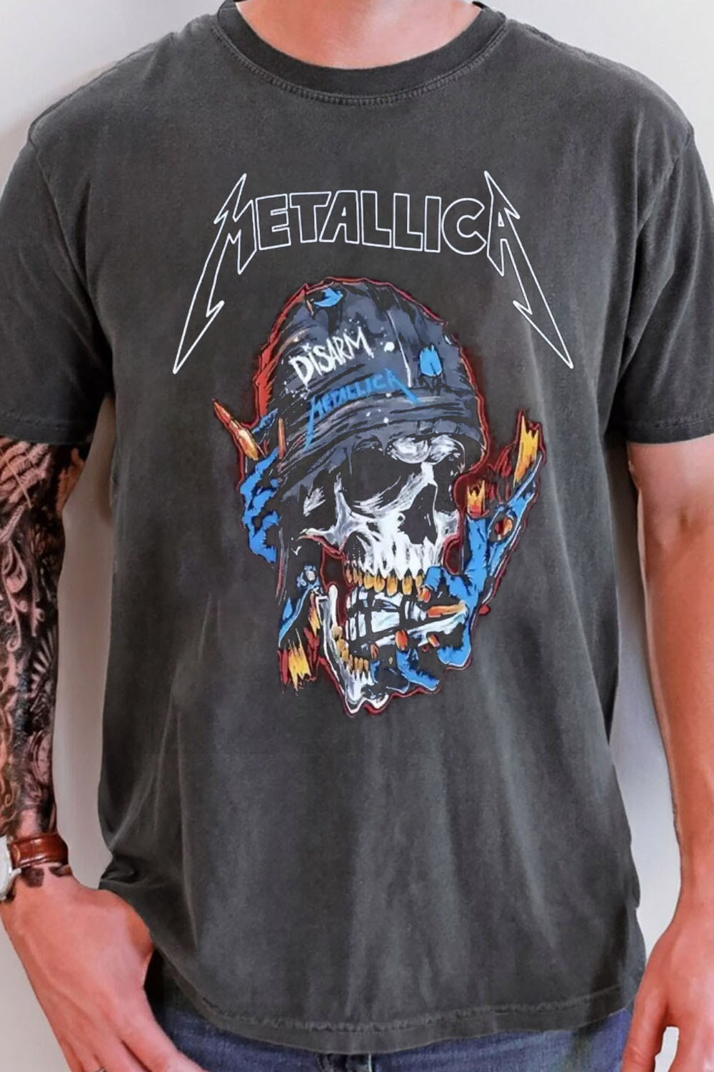 Retro Metallica "DISARM" Graphic Tee