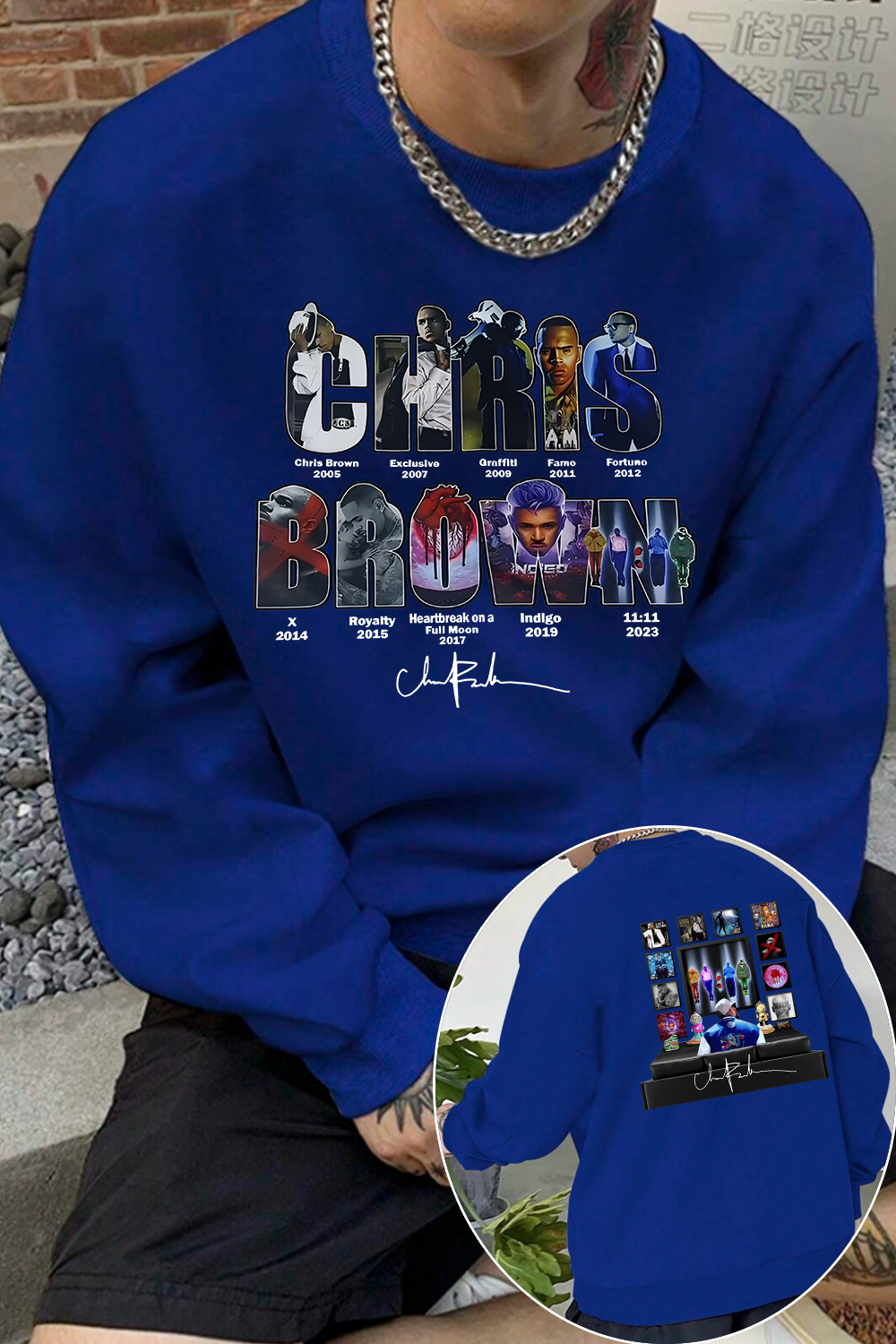 Chris Brown Concert Sweatshirt For Men