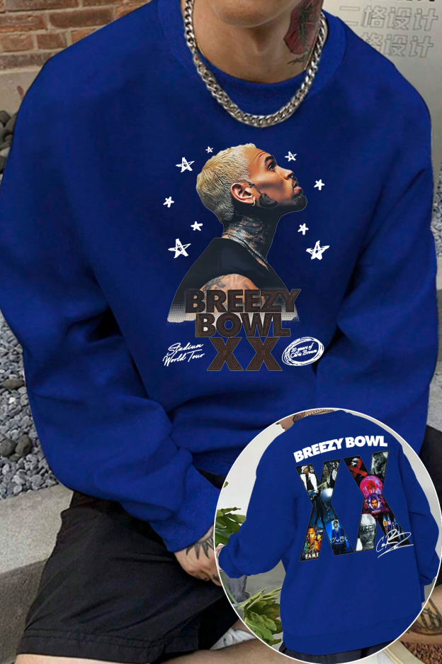 2 Sided CB Graphic Sweatshirt For men