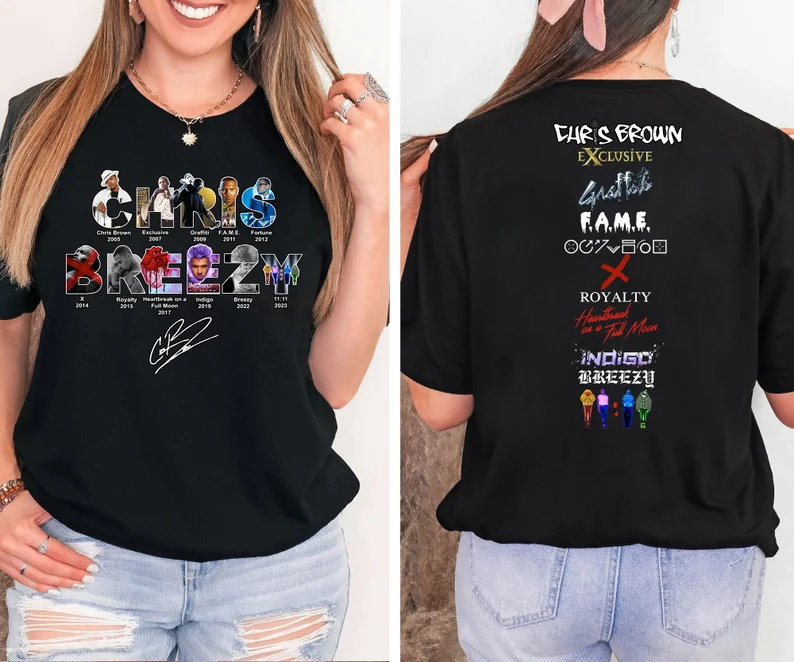 [Copy]Chris Brown 11:11 Tour Both Side Shirt