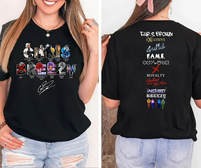 [Copy]Chris Brown 11:11 Tour Both Side Shirt