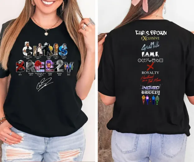 [Copy]Chris Brown 11:11 Tour Both Side Shirt