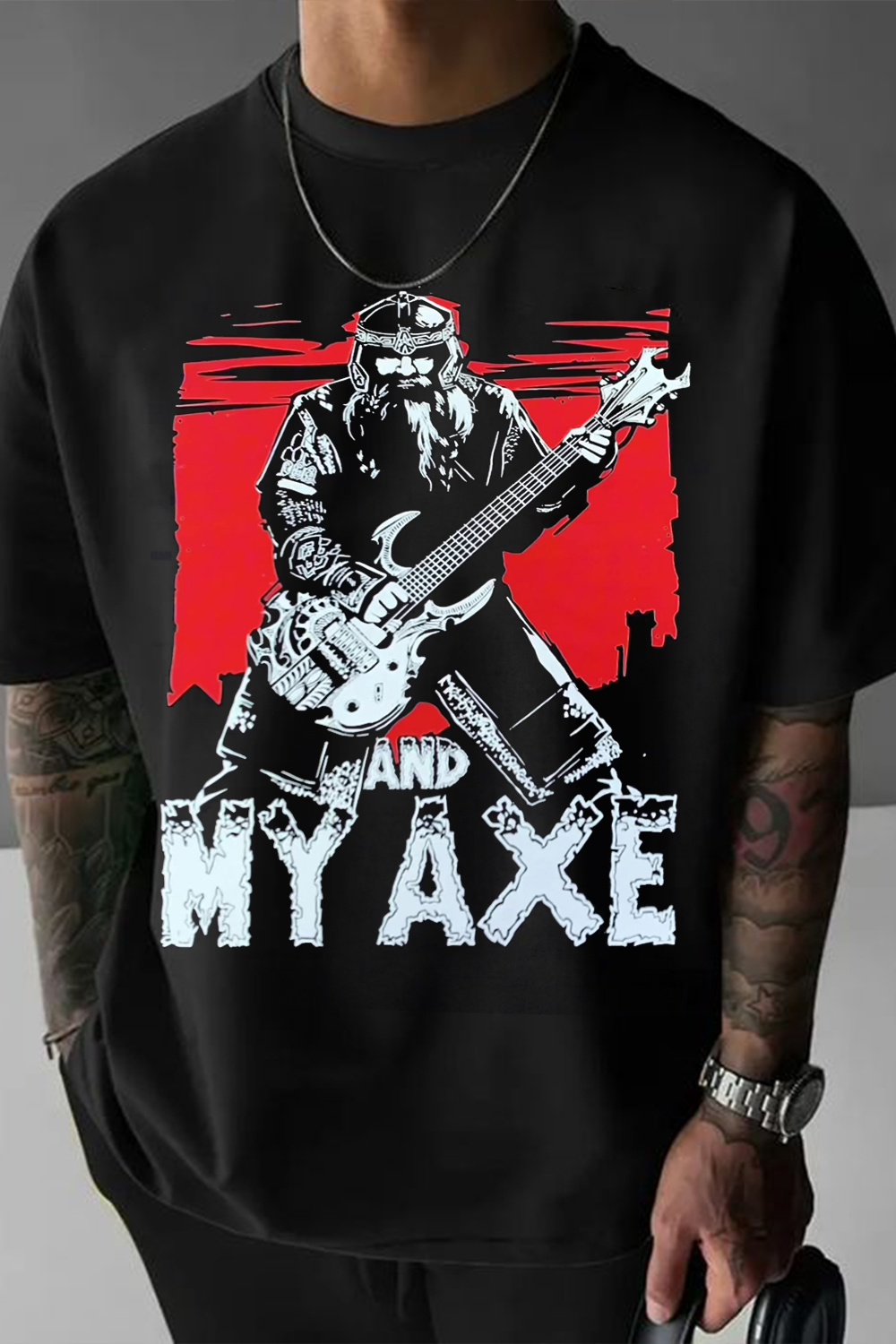 Gimli And My Axe Lord Of The Rings Vintage MEN T-Shirt