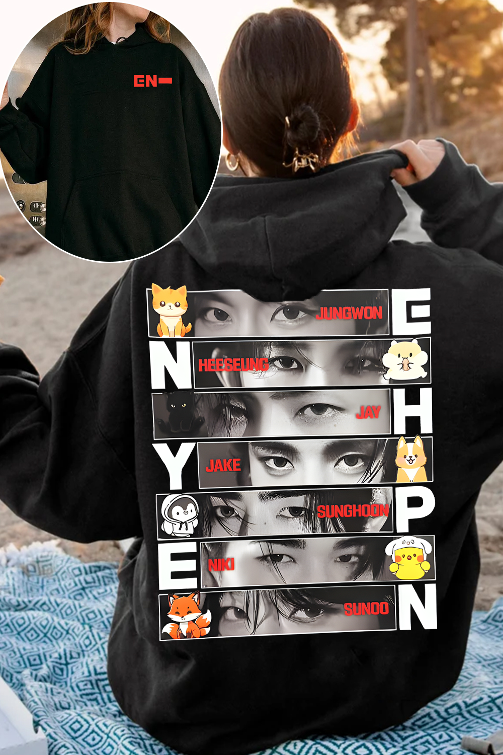 Enhypen 2-Side Fans Hoodie