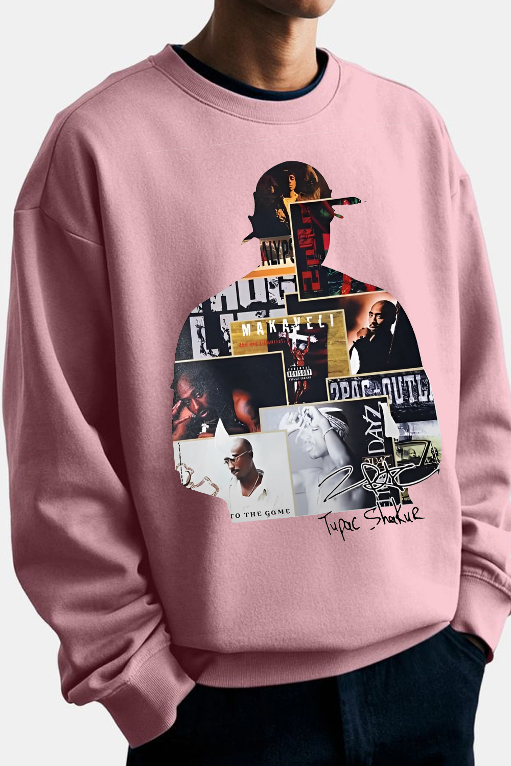 tupacisgoat men sweatshirt