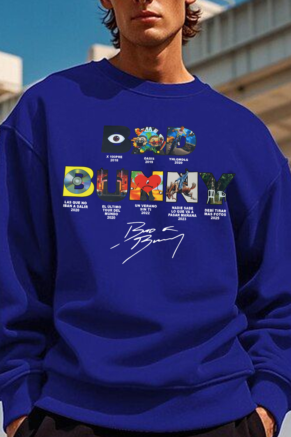 Bad Bunny Concert DTML Album Sweatshirt For Men