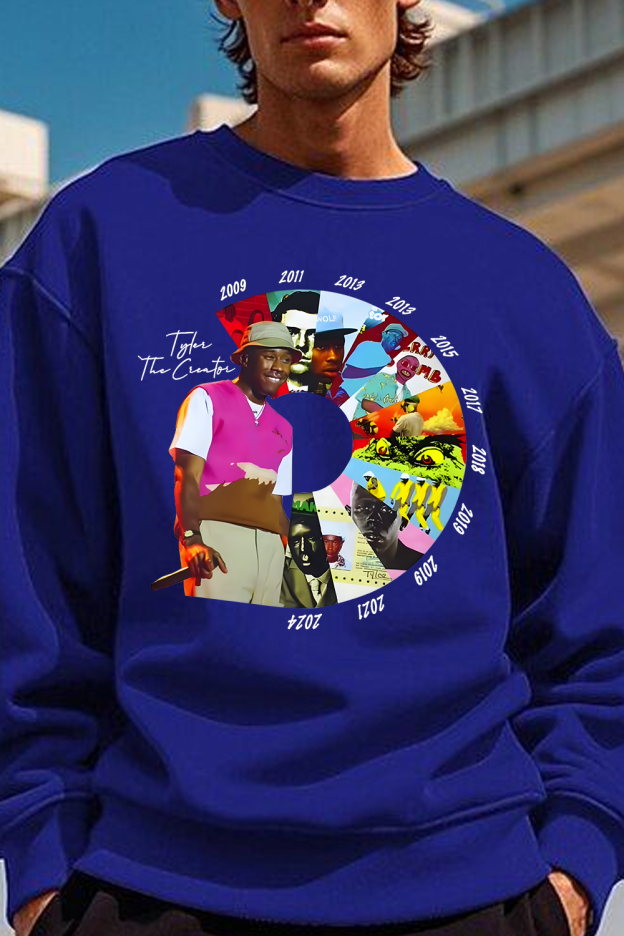 Tyler the creator men's crew neck sweatshirt