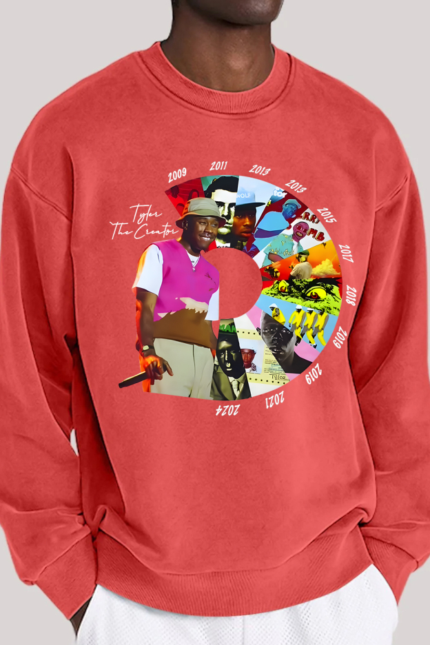 Tyler the creator men's crew neck sweatshirt