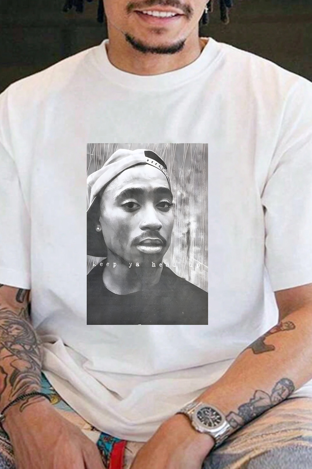2Pac 90s Rappers Graphic Tee For Men