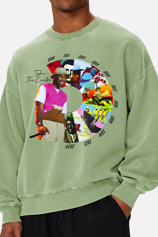 Tyler the creator men's crew neck sweatshirt